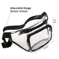 thumbnail image 5 of fankhu PVC Waist Bag Mini Fashion Unisex Messenger Bag Clear Waterproof Jelly Storage Bags for Running Outdoor Fitness Travel, 5 of 9