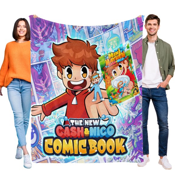 Cash & Nico Throw Blanket Gifts for Fans Lover Girls Boys Women Present Hoodie Him Bed 60"x80"