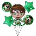 thumbnail image 1 of Globos de Mylar, 5 unidades por lote, 10 Bens Tennysons, fiesta de anime, 1 of 1
