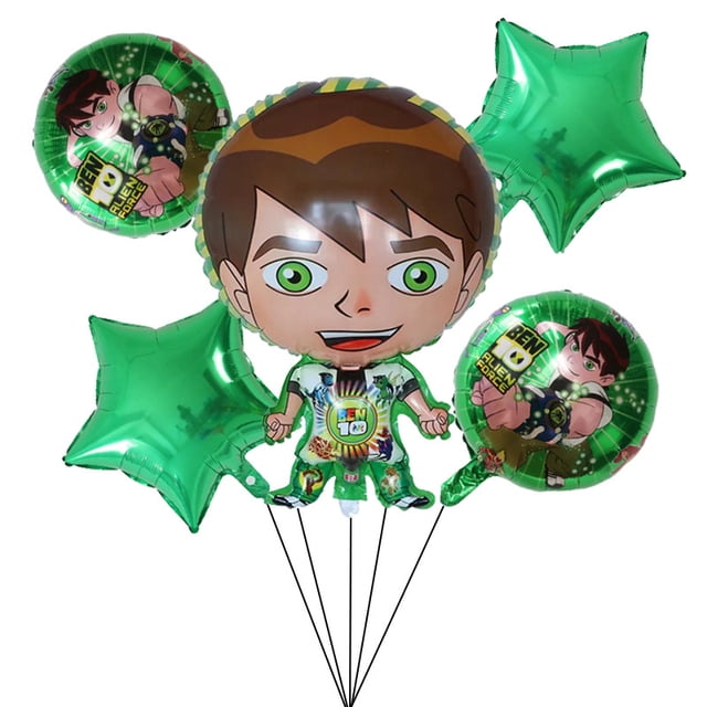 Globos de Mylar, 5 unidades por lote, 10 Bens Tennysons, fiesta de anime