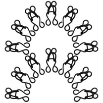 LEORX 100pcs Sewing Hooks Eyes Closure for Pants Black Invisible Design for Women