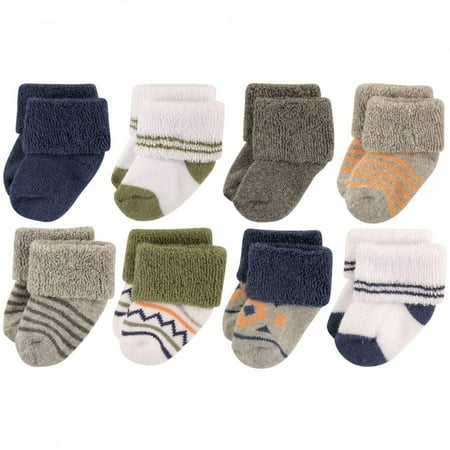 UPC: 0660168280241 | Luvable Friends Baby Boy Newborn and Baby Terry Socks Aztec 0-6 Months