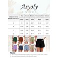 thumbnail image 6 of Asyoly Womens Shorts Summer Casual Ruffle Elastic High Waisted Smocked Shorts Pants, 6 of 7