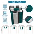 thumbnail image 6 of Abstract Green Grey Table Runner 90 Inches, Modern Geometric Color Blocks Bed Runner Dresser Scarves Tabletop for Indoor Outdoor Parties/Ceremony/Banquet, 13" x 90", 6 of 9