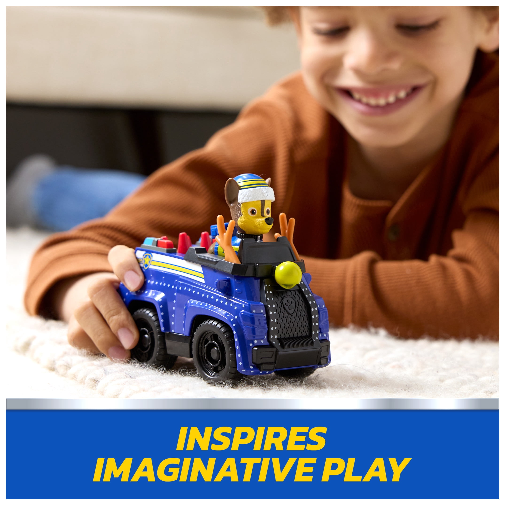 PAW Patrol Holiday Vehicle Bundle - Chase, Marshall, Skye & 3 Holiday-themed Vehicles, for Kids 3+