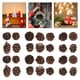 thumbnail image 4 of 100 piñas decorativas: adornos rústicos de piñas naturales a granel para mesa, árbol de Navidad, manualidades, Acción de Gracias, Navidad, decoración del hogar., 4 of 7