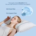 Cozy Comfort Queen Pillows Set of 4 - Queen Size Pillows 4 Pack Hotel Quality Luxury Plush Soft Supportive Pillows Premium Breathable Microfiber Bed Pillows for Back, Stomach or Side Sleepers