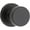 Matte Black, variant on Pismo Passage/Hall & Closet Knob - 720 Series with Round Trim - Boxpack