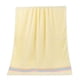 thumbnail image 1 of Toalla de baño gruesa amarilla para adultos, absorbente, de algodón, 1 of 4