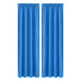 thumbnail image 2 of PATLOLLAV Heat Insulation Curtain Curtains Heat Insulation Bedroom And Kitchen Curtains Solid Colour Silk Curtains for Patio Door, Doorway, Office, Overnight Shiftworker, 2 of 5