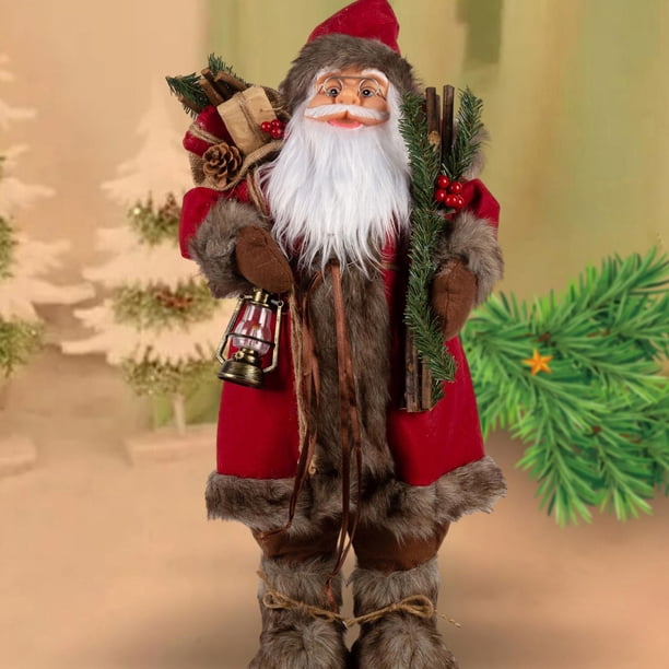 Figura de Papá Noel Macarena de pie 45cm Decoración navideña Macarena figuras de papá noel