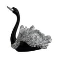 thumbnail image 2 of Estatua de cisne negro, escultura animal, elegante colección de artesanía de resina, adorno de cisne Estilo B, 2 of 9
