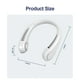 thumbnail image 5 of Portable 3 Speed Neck Fan USB Rechargeable Lazy Neckband Bladeless Cooler, 5 of 5
