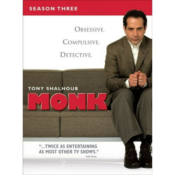 Monk: Season Three [4 Discs] (DVD)