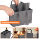 thumbnail image 5 of Bolsa de transporte de vino versátil, adecuada para diversas ocasiones, bolsas de supermercado reutilizables, material de fieltro portátil para almacenamiento de vino para viajes, campamentos,, 5 of 8