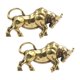 thumbnail image 5 of 2 uds llavero colgante de buey de latón, dijes de llavero de toro, manualidades de dijes para mochila, estatua de buey de latón con adorno de toro, 5 of 9