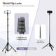 thumbnail image 5 of Aureday 62 Phone Tripod Accessory Kits, Camera & Cell Phone Tripod Stand with Wireless Remote and Universal Tripod Head Mount, Perfect for Selfies/Video Recording/Vlogging/Live Streaming, 5 of 5