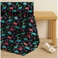 thumbnail image 4 of Soimoi Black Cotton Voile Fabric Aster Flower & Dinosaur Kids Fabric Prints By Yard 42 Inch Wide, 4 of 7