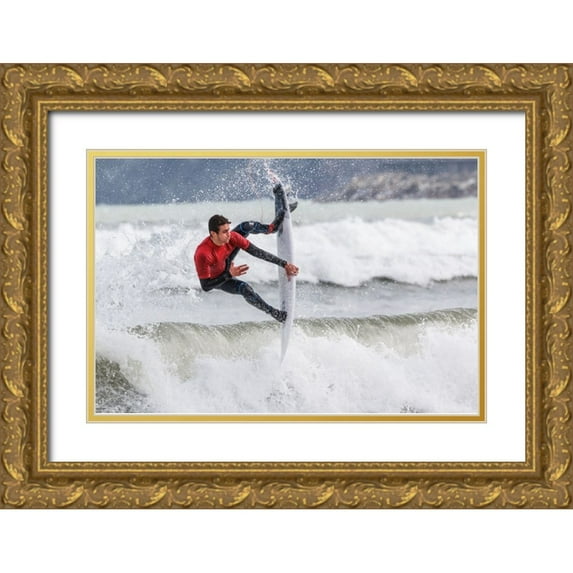Concepcion Alvarado, Jesus 24x17 Gold Ornate Wood Framed with Double Matting Museum Art Print Titled - Tripod