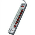 thumbnail image 3 of Tripp Lite - TLP76MSG - Tripp Lite by Eaton Eco-Surge 7-Outlet Surge Protector, 6 ft. (1.83 m) Cord, 1080 Joules, Individually-Controlled - 7 x NEMA 5-15R - 1800 VA - 1080 J - 125 V AC Input - 125 V, 3 of 5