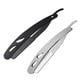 thumbnail image 1 of Pack of 2 vintage folding razors for beard care, manual shaving tool for precise shaving of beard, eyebrows and body hair, portable and versatile., 1 of 5