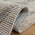 thumbnail image 5 of SAFAVIEH Marbella Baxter Diamond Area Rug, Natural/Ivory, 6' x 6' Round, 5 of 8
