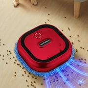 Floor Mopping Robot, Automatic Self-Cleaning Mop Robot with 2400mAh Battery, Wet & Dry Scrubbing for Hardwood Tile Floors, Compact Smart Home Appliance, Quiet, 90 Min Runtime
