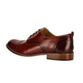 thumbnail image 3 of LIBERTYZENO Mens Formal Leather Oxford Style Dress Shoes, Brown, 3 of 5