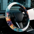 thumbnail image 6 of Butterfly 14.5 Inch Printing PVC Leather Car Wheel Cover Steering Wheel Covers Auto Accessories, 6 of 6