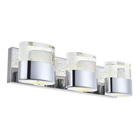 

Pollux 3 Light Chrome LED Wall Sconce