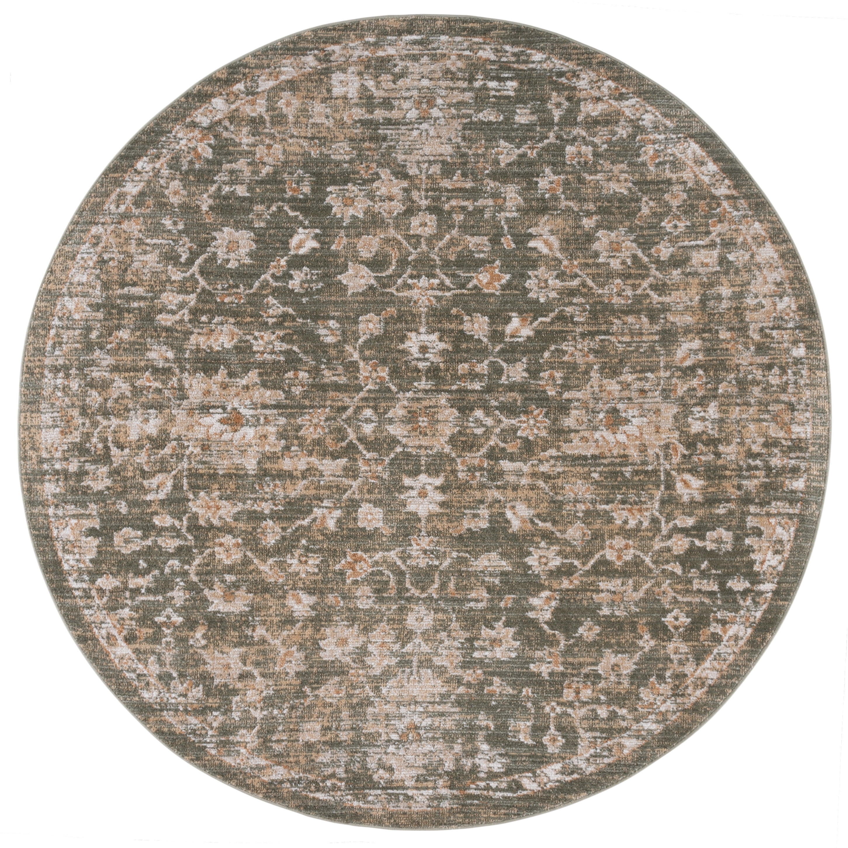Safavieh Hazel Cebrail Oriental Area Rug, Green/Beige, 8' x 8' Round