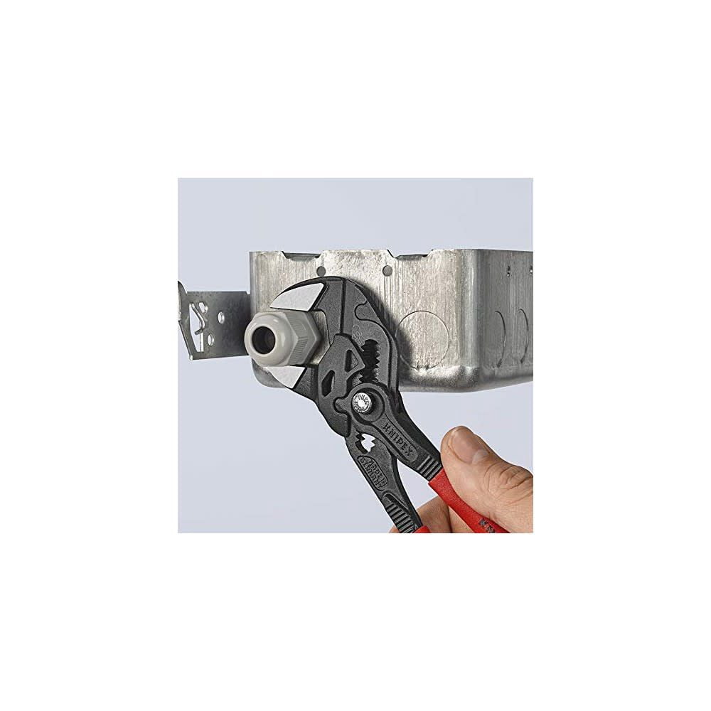Knipex Black Atramentized Pliers Wrench 180Mm