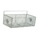 thumbnail image 2 of Cesta colgante de cocina de hierro para decorar la puerta del armario, organizador y estante de almacenamiento. Blanco, 2 of 7