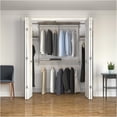 thumbnail image 2 of 8' Champagne Nickel Closet Organizer, 2 of 2