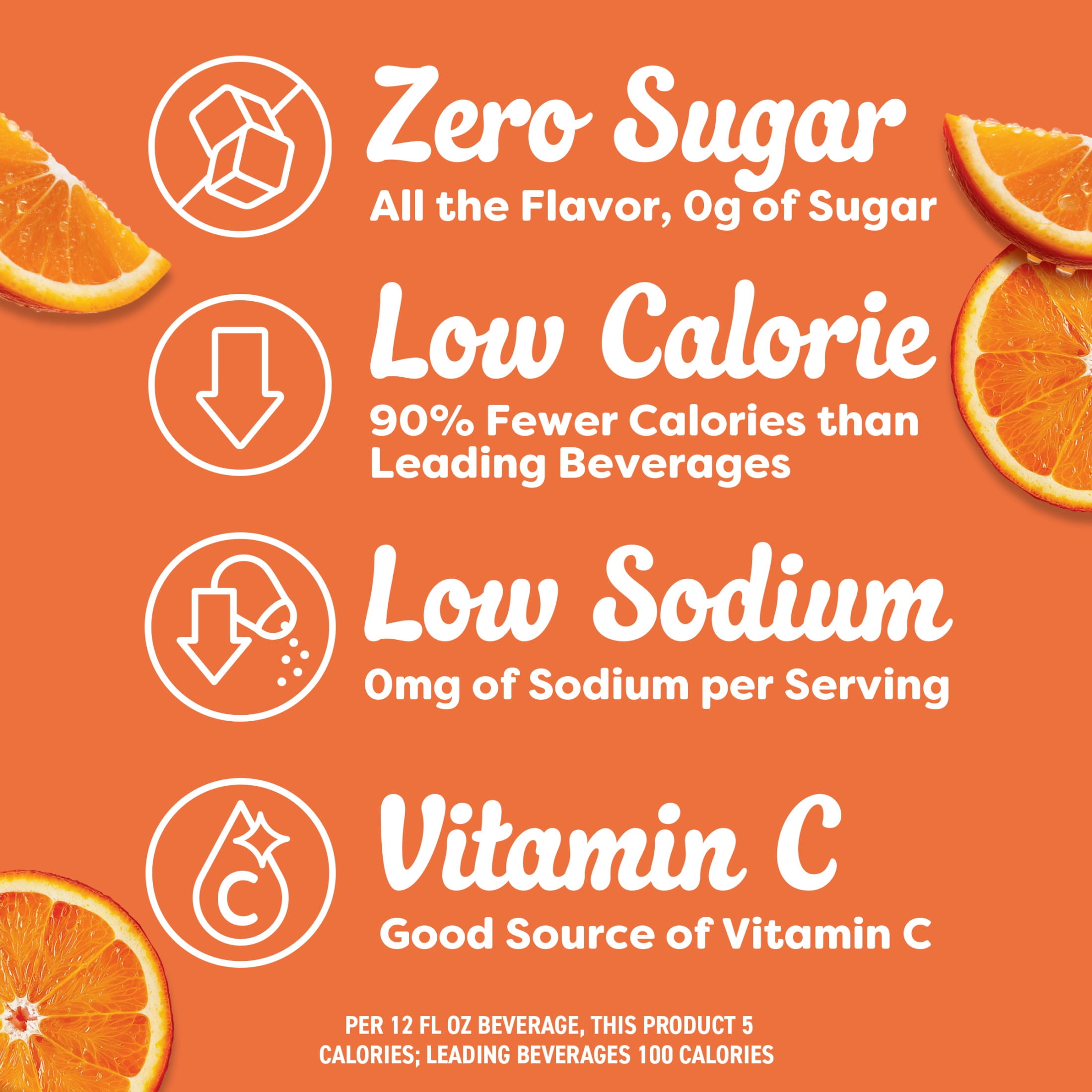 Crystal Light Drink Mix, 5 Pitcher Packets, for Flavorful Hydration and Shareable Refreshment, Classic Orange Natural Flavor, Zero Sugar, Low Calorie, 2.5 oz