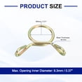 thumbnail image 2 of Uxcell Fuel Line Hose Clips, 18Pack 8mm Zinc Plated 65Mn Steel Tubing Spring Clamps, 2 of 7