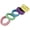 Bright color series, variant on Thin Seamless High Elastic Ponytail Hair Ties (A variety of Colors with 5 count Packing, No to Hair) (Dark color series)