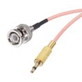 thumbnail image 4 of Cables Coaxiales Rg316 Bnc Macho A Ts Macho Con Adaptador, Cable coaxial RF de Baja Pérdida  de 0.5 Pies de Longitud, Color Naranja, 2 Uds, 4 of 7