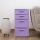 thumbnail image 1 of Cajonera Modular Organizador Multiusos 4 Niveles Lila, 1 of 4