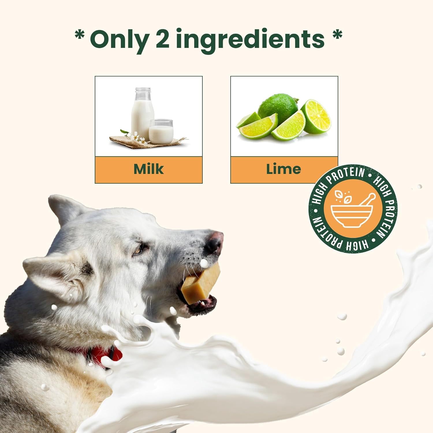 Kathmandu's-Authentic Himalayan Cheese - Natural Dog Chew, 2 XLarge Chews / Pack