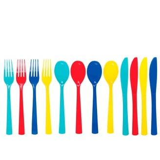 ECO SOUL Plant-Based Compostable Cutlery Set – Forks, Spoons