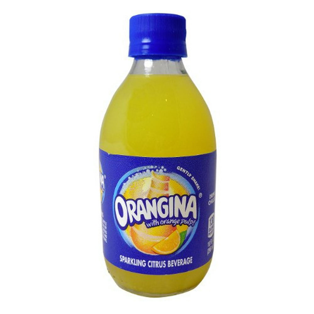 Orangina Sparkling Citrus Beverage, 10 Fl Oz, 4 Ct