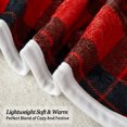 thumbnail image 4 of Christmas Throw Blanket - Lightweight Flannel Fleece Christmas Plaid Blankets for Couch, Bed, Holiday Decor (60x80 Inches), 4 of 8