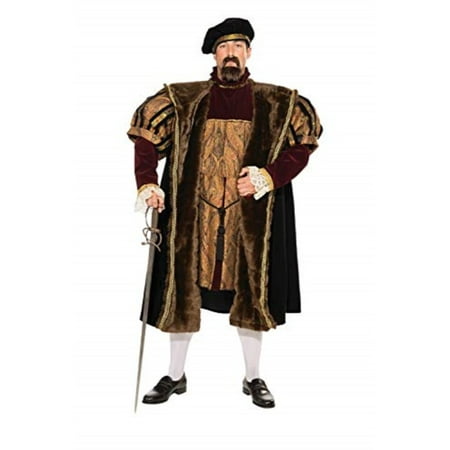 forum deluxe designer collection king henry the viii costume, multi, x-large