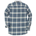 thumbnail image 3 of Dubinik® Mens Flannel Shirts Long Sleeve Button Down Casual Work Plaid Shirt Men All Cotton Soft with Pocket Regular Fit, 3 of 7