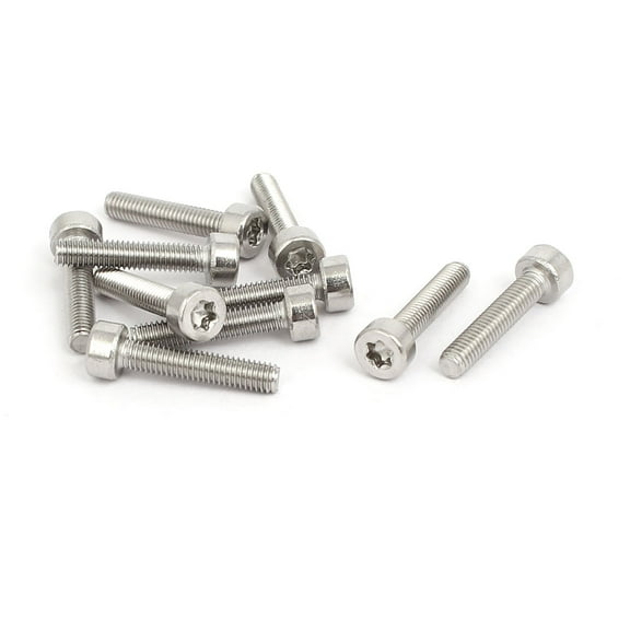M3x15mm 3/25"x19/32" 304 Stainless Steel Torx Socket Head Cap Screws 10pcs