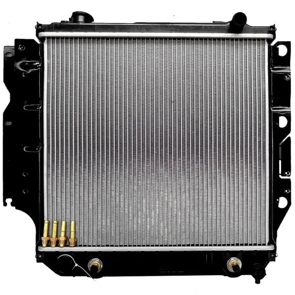 ECCPP Aluminum Radiator Replacement Fit for Jeep for TJ 1997-2006 for Jeep for Wrangler 1997-2006 1682;DPI1682 CU1682; 5191937AA; 52028041; 52028112; 52028112AB; 52028114