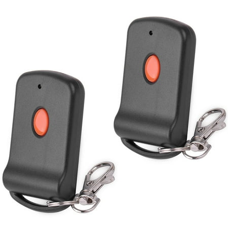 

JahyShow 2pcs Garage Door Transmitter Multicode 3060 300mhz 3089 1089 10 Dip Remote Garage Door Mini Key-Chain Transmitter