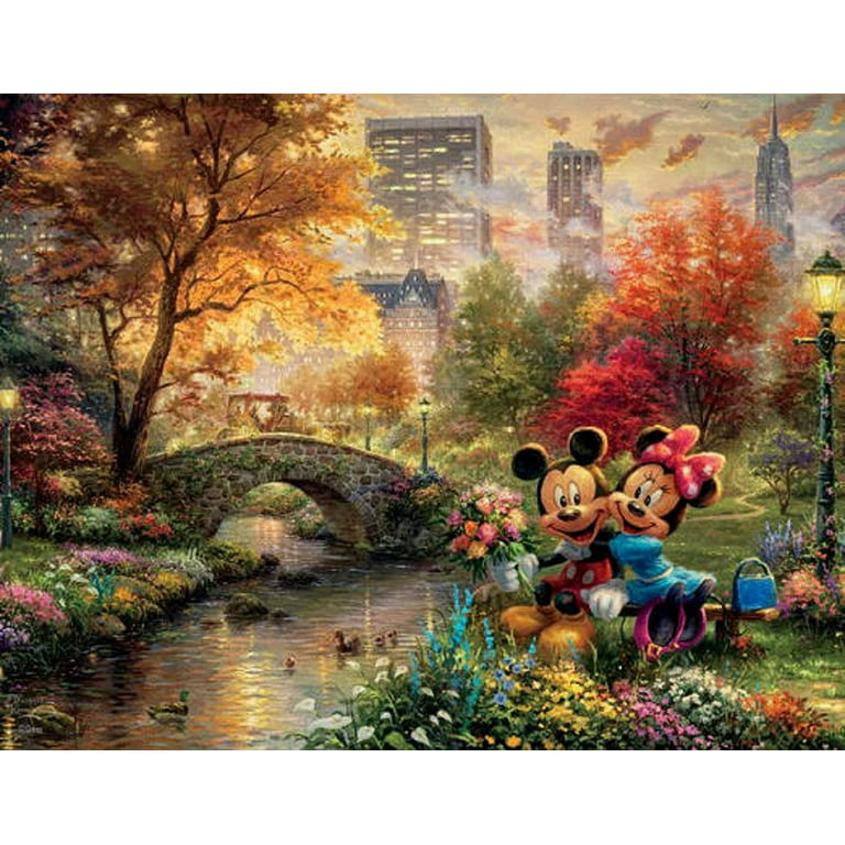 Ceaco - 4 in 1 Multipack - Thomas Kinkade - Disney Dreams Collection -  Tangled, Sleeping Beauty, Peter Pan, & Mickey and Minnie - (4) 500 Piece  Jigsaw
