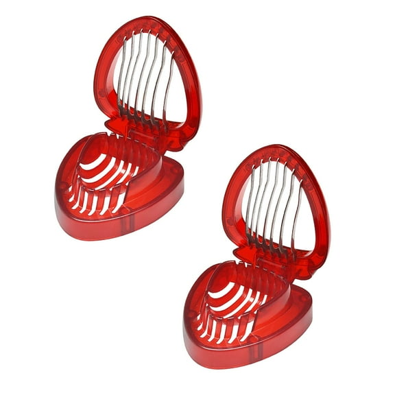 Clearance Cutter under $6 Cake Making Strawberry Slicer DIY Equal Cutting Stainless Sharp Tool